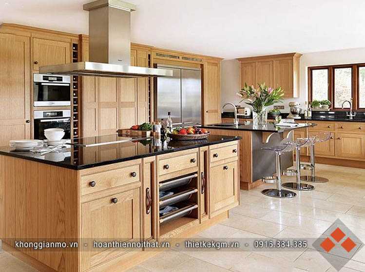 Mẫu tủ bếp đẹp mang phong cách hiện đại